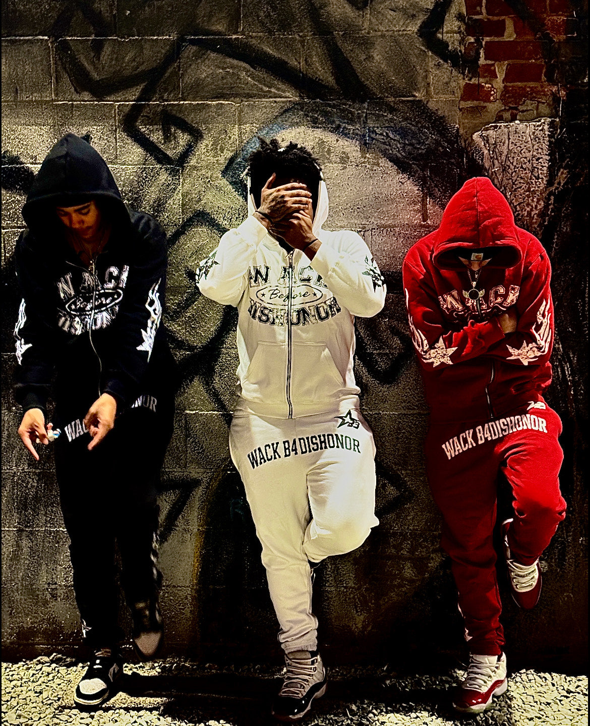 WHITE & BLACK WBD HOODIES